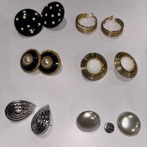 Totally Rad Lot of 80’s Vintage Big Earrings